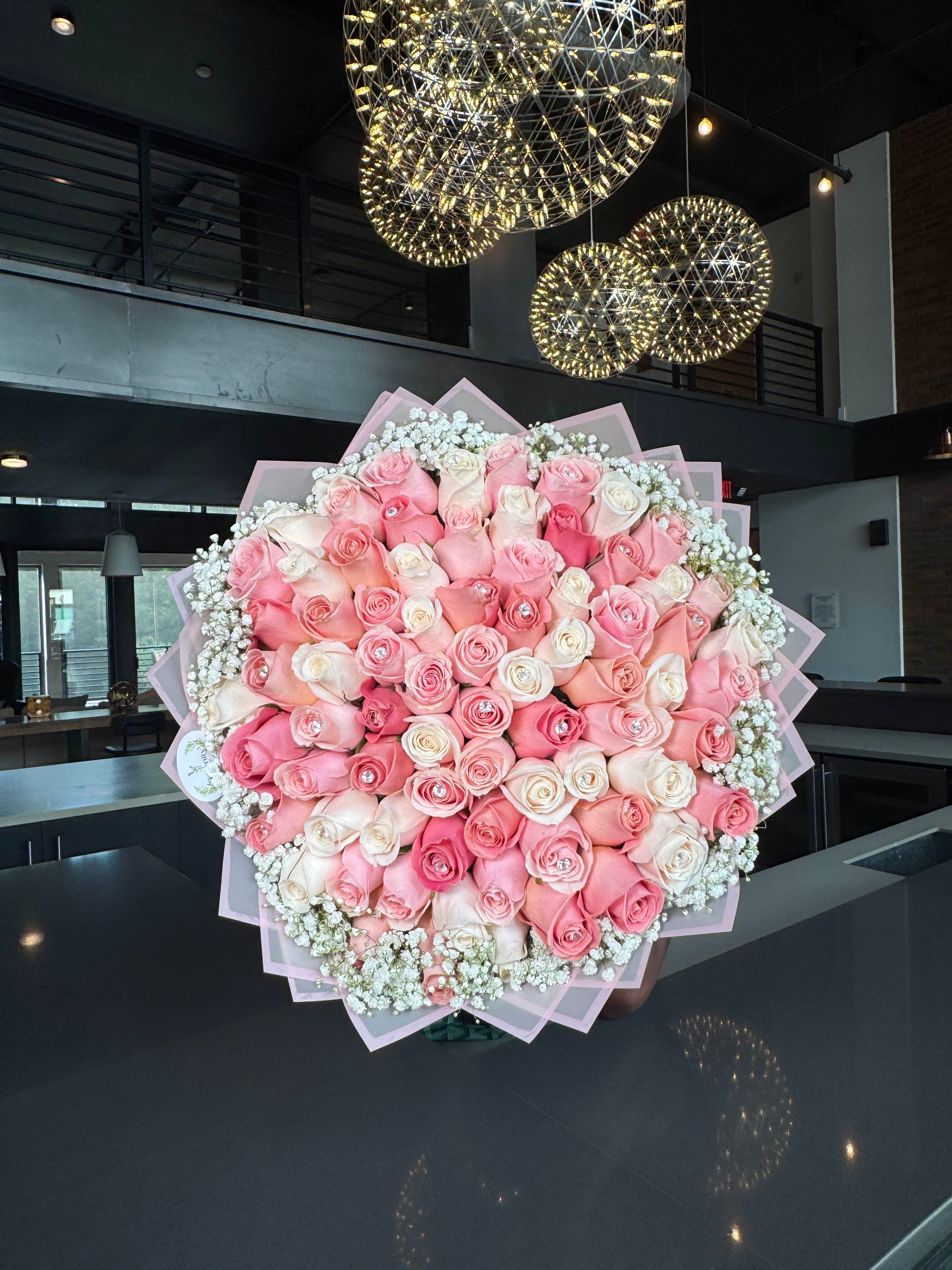 Pink Champagne Bouquet