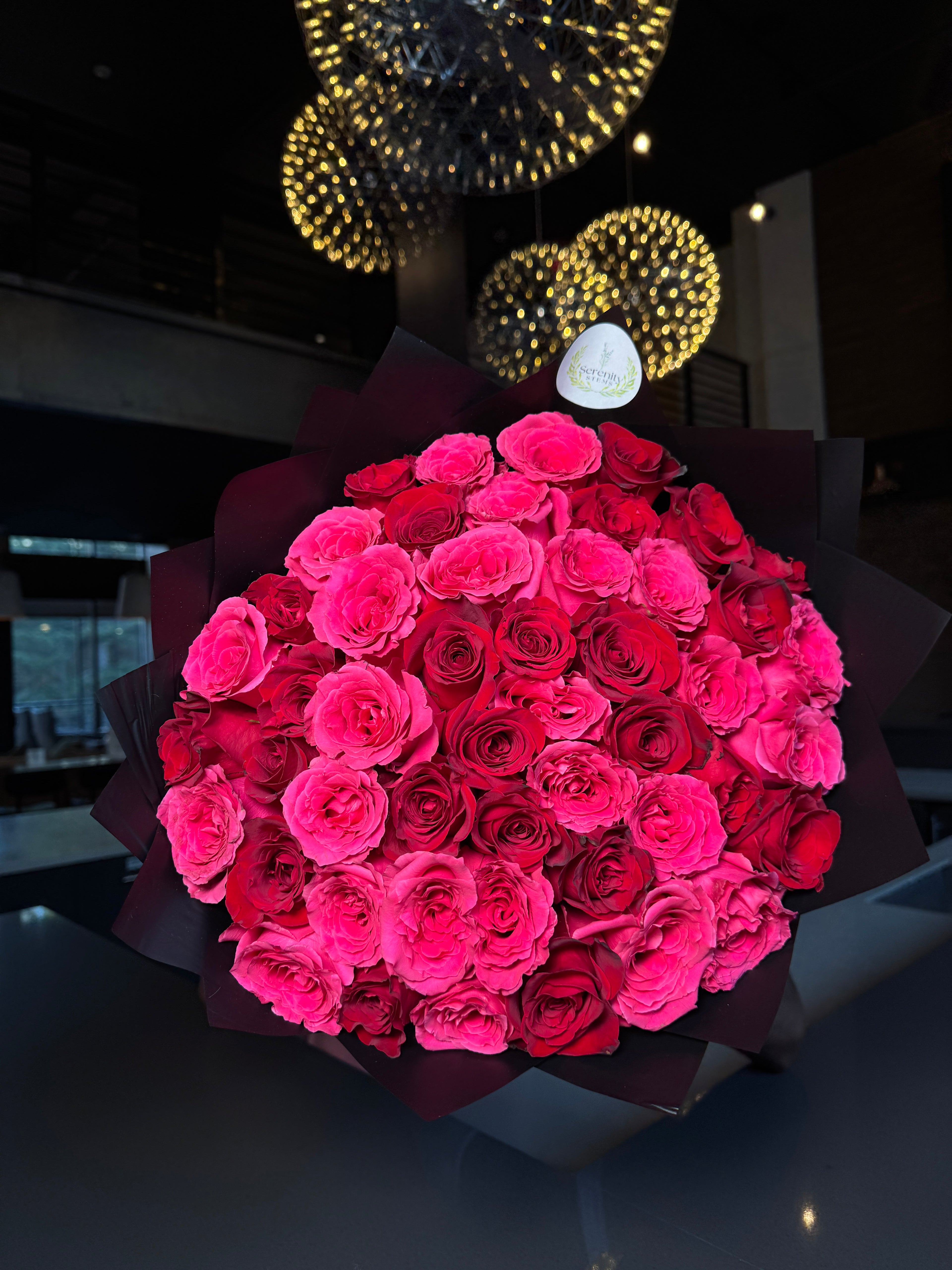 Red & Hot Pink Bouquet