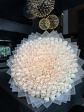 White rose bouquet